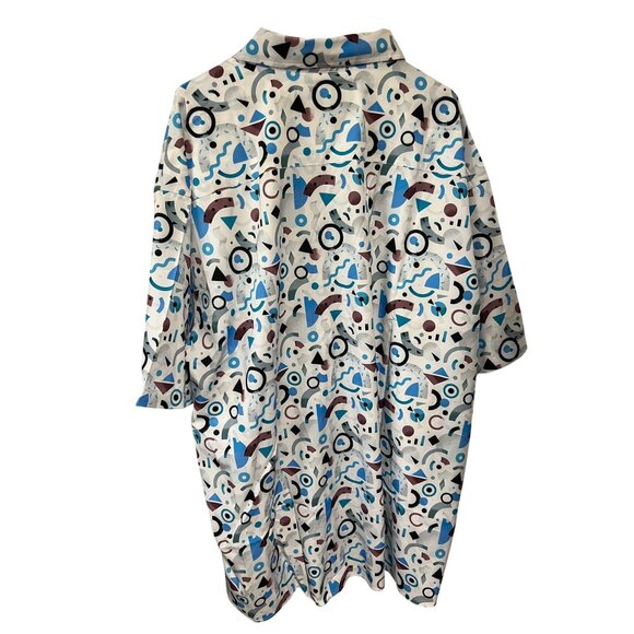 Dixxon Flannel Co The New Wave Button-Up Shirt Colorful Abstract Design Size 5 - Picture 5 of 10